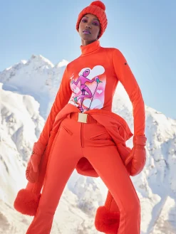 ANGELE FAUX BORDER Ski Suit