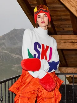 CALORE Long Sleeve Knit Sweater
