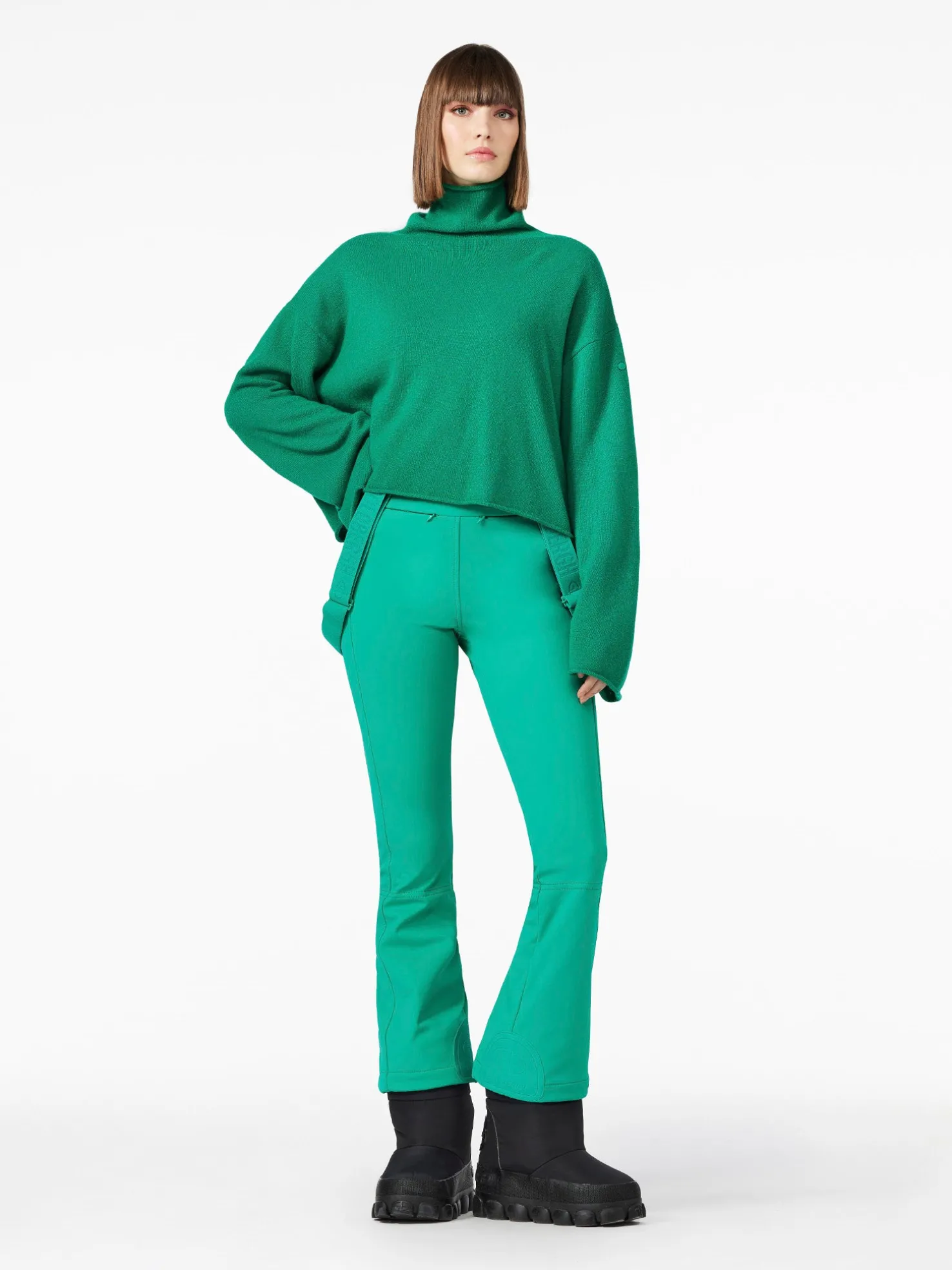 LOURDES Long Sleeve Knit Sweater