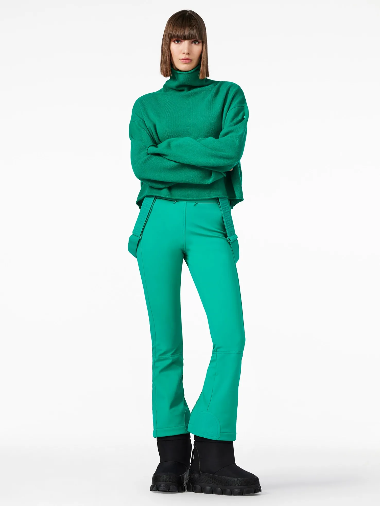 LOURDES Long Sleeve Knit Sweater