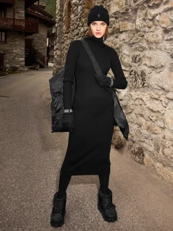 MIREILLE Long Sleeve Knit Dress