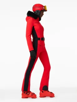 PARRY LONG FAUX BORDER Ski Suit