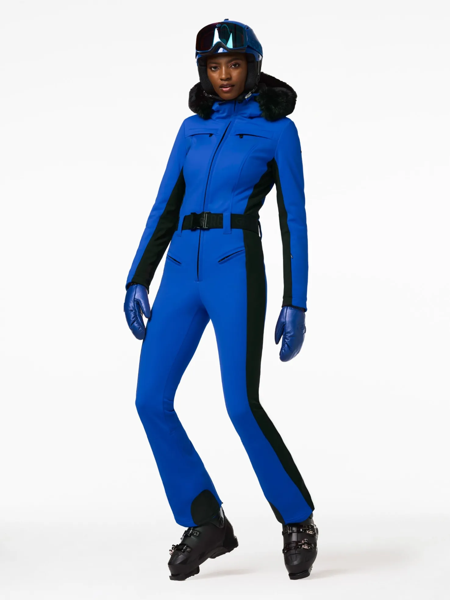 PARRY LONG FAUX BORDER Ski Suit